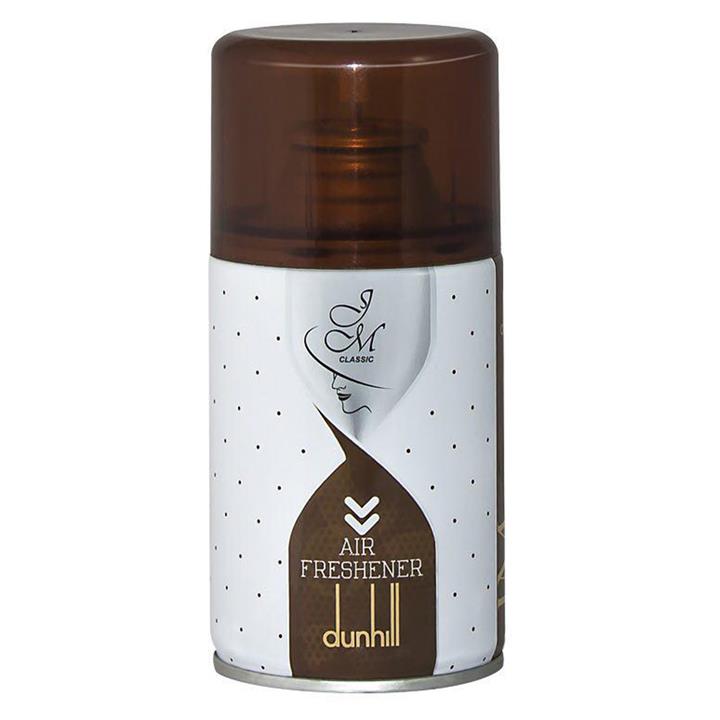 یدک اسپری خوشبوکننده خودکار جی ام مدل Dunhill حجم 300 میلی لیتر JM Dunhill 300ml Automatic Air Freshener Refill Spray